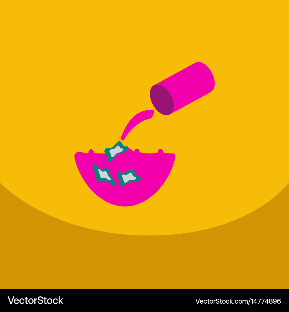 Trash floating in the water line icon for web vector image