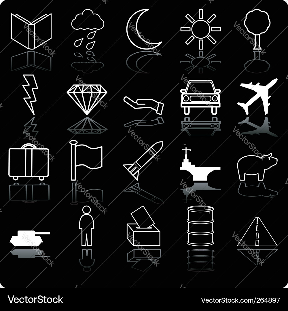 Demographic icon set Vector Image