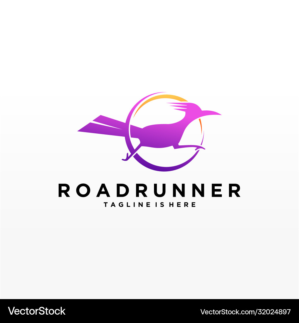 Roadrunner bird abstract minimal simple geometric Roadrunner bird abstract minimal simple geometric vector image