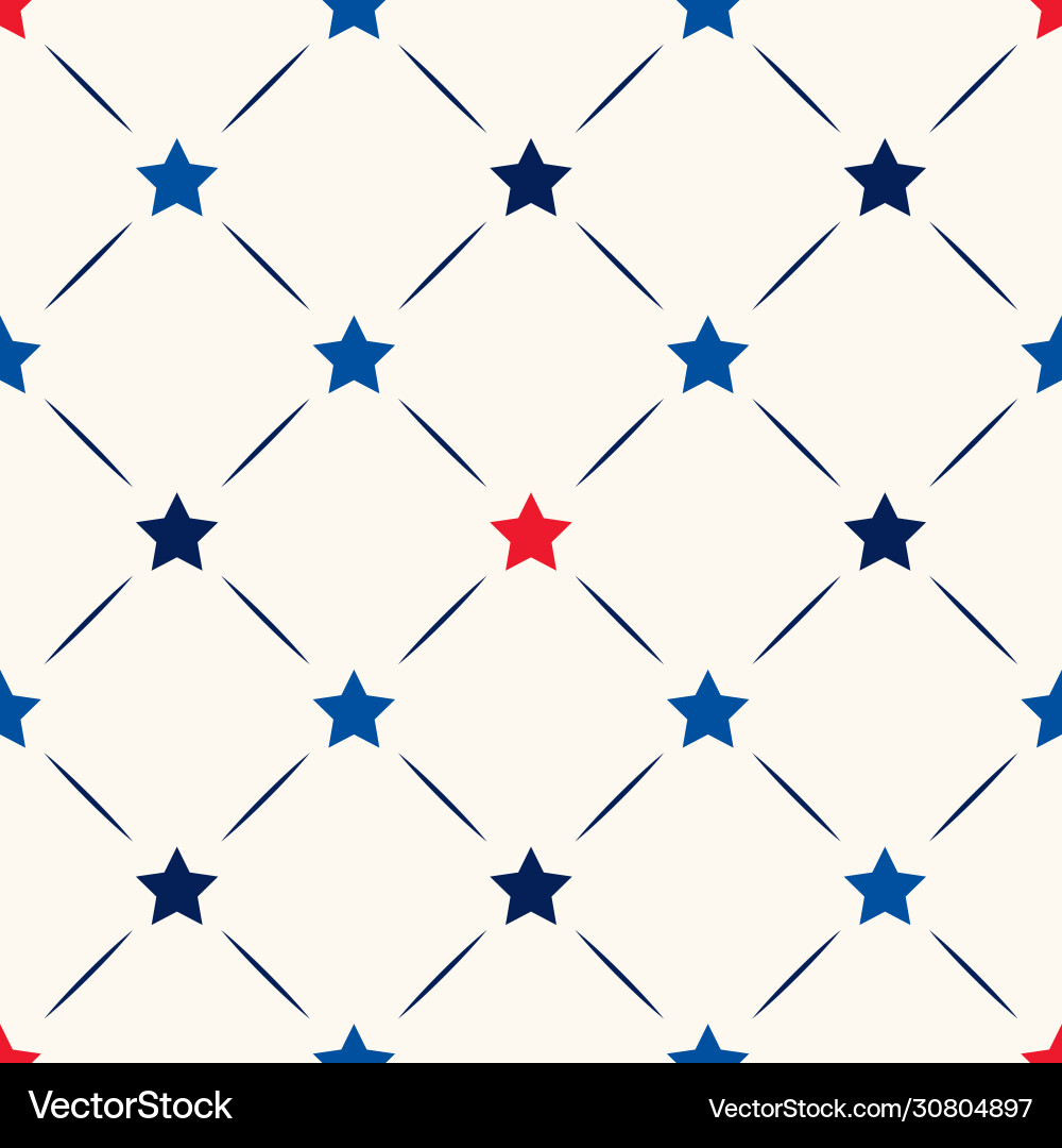 Seamless geometric pattern with red Seamless geometric pattern with red vector image