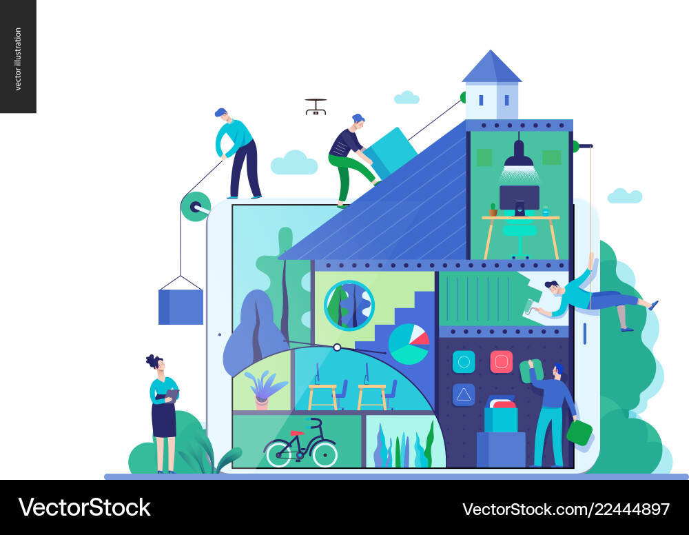 Teamwork & Workflow vector image