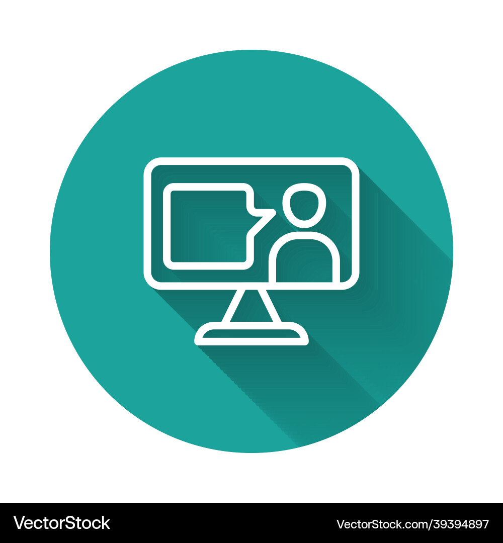 White line e-learning of different foreign White line e-learning of different foreign vector image