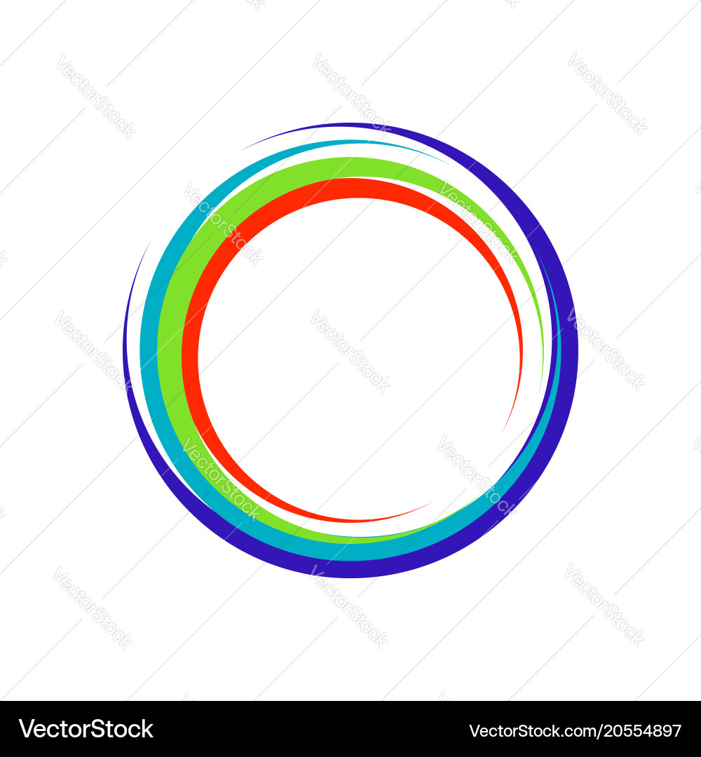 Zen Crescent Symbol vector image