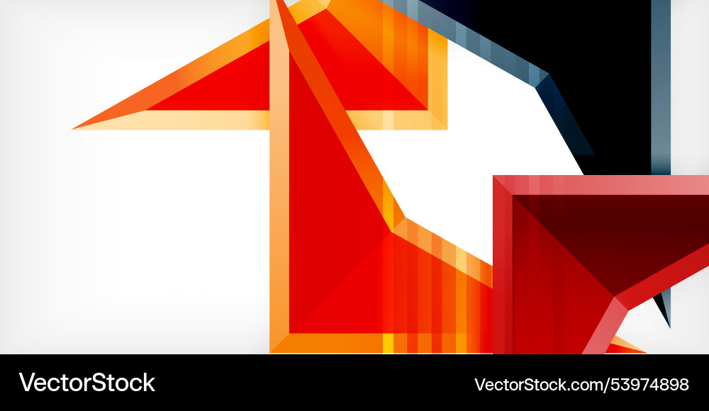 Abstract background color triangles and arrows Abstract background color triangles and arrows Vector Image