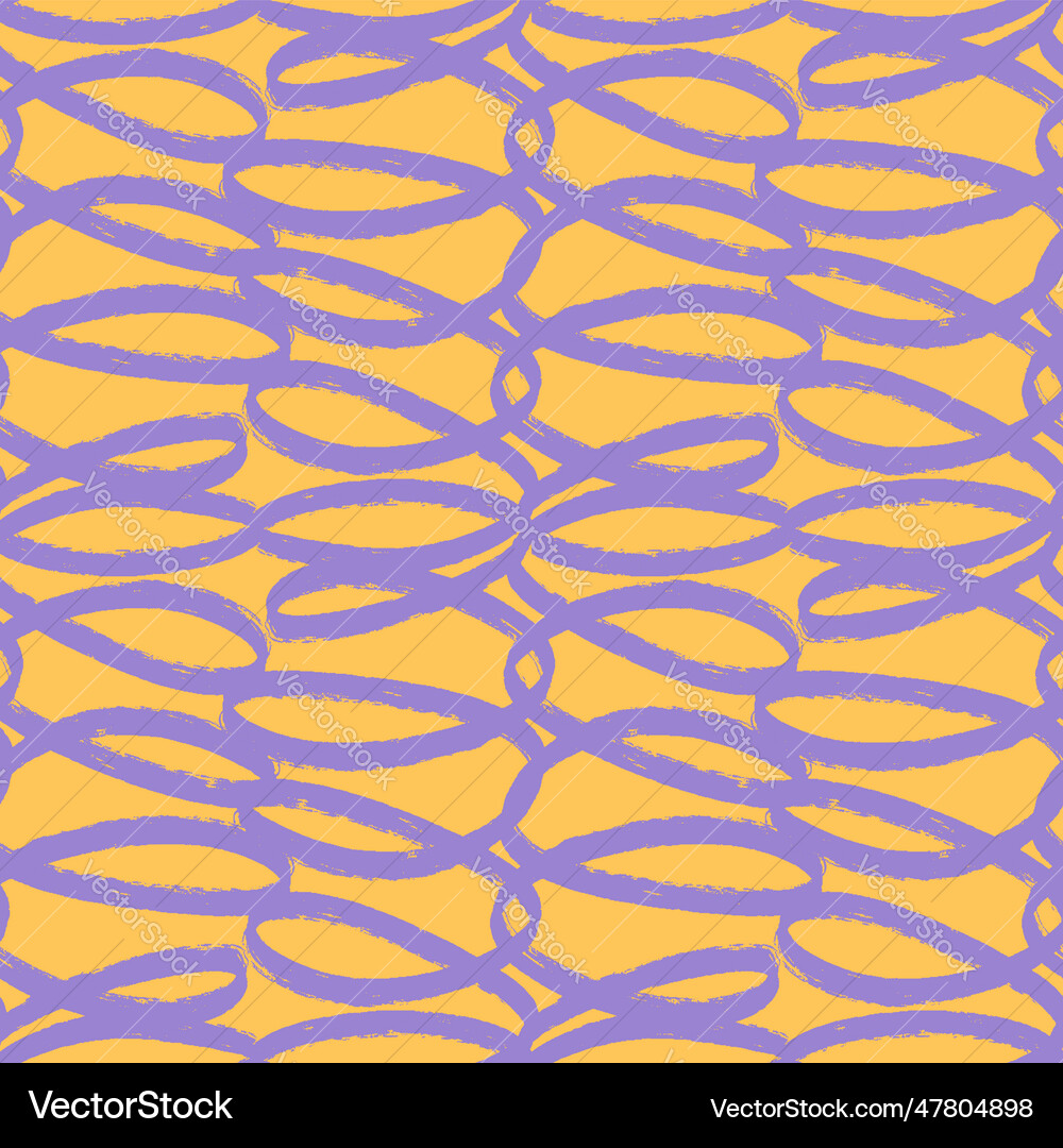 Abstract ink loops seamless pattern Abstract ink loops seamless pattern vector image