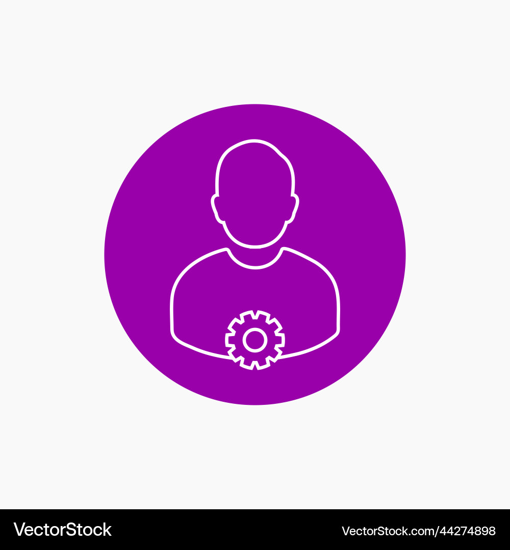 Account security icon colorful rounded style Account security icon colorful rounded style Vector Image