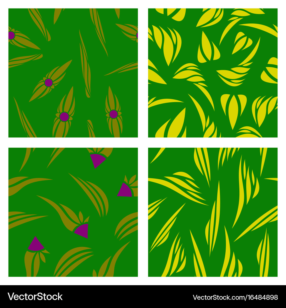 Assembly of patterns in bright style Vector Image