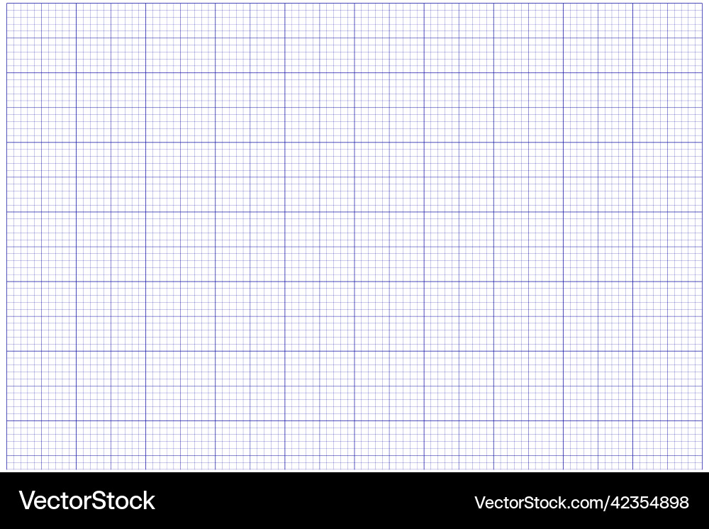 Millimeter graph paper grid abstract squared vector image