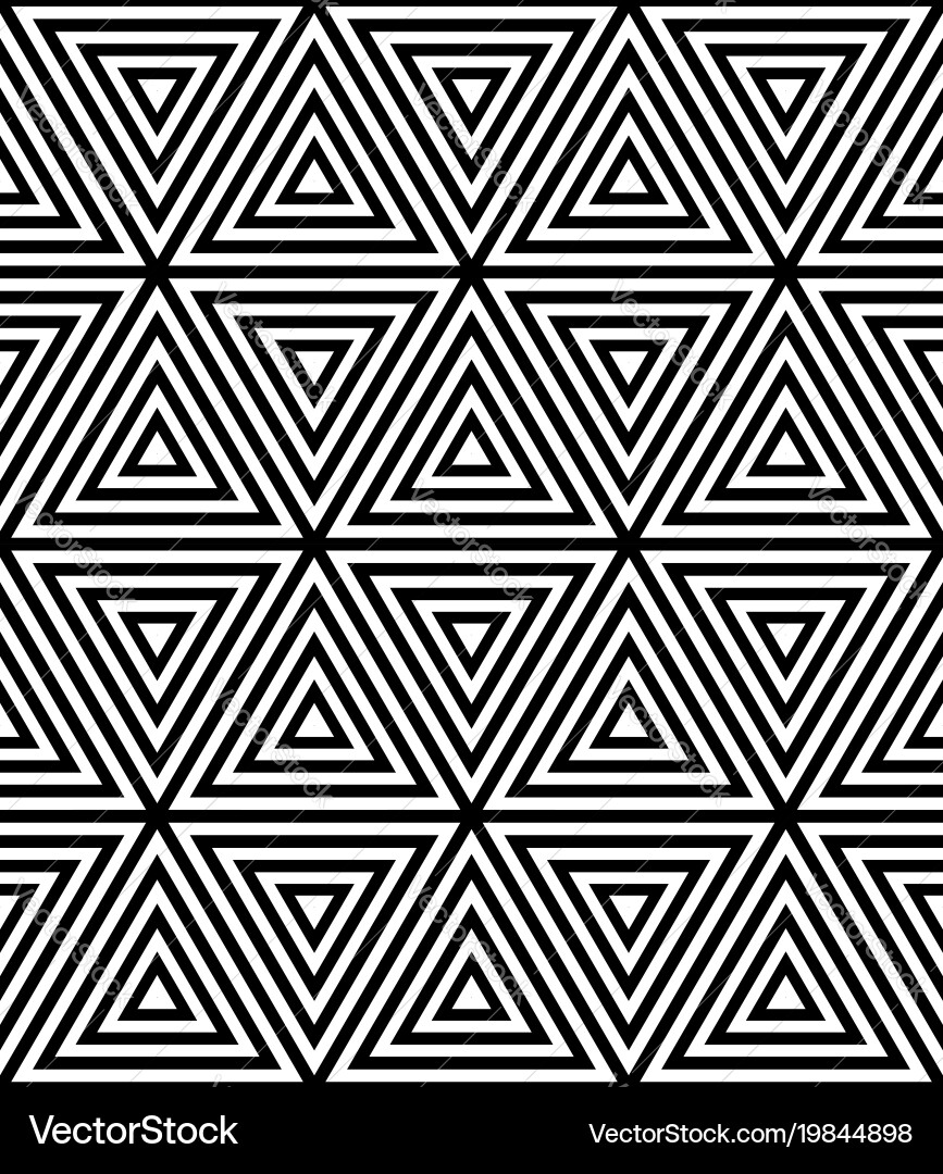 Seamless triangles pattern Vector Image
