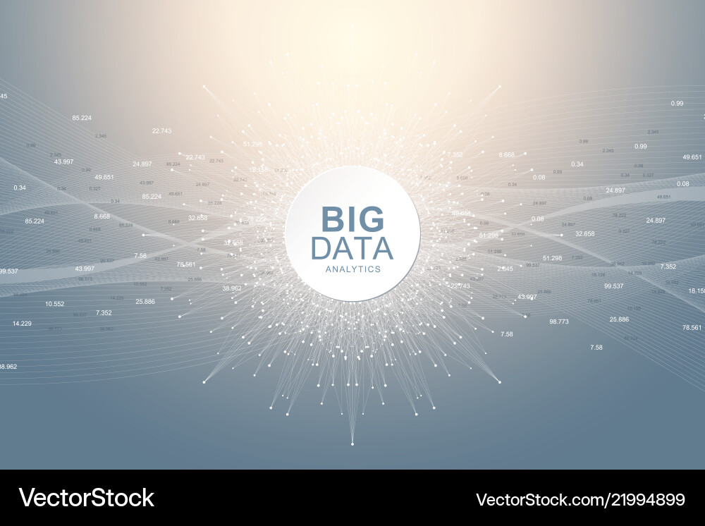 Big data visualization graphic abstract Big data visualization graphic abstract vector image