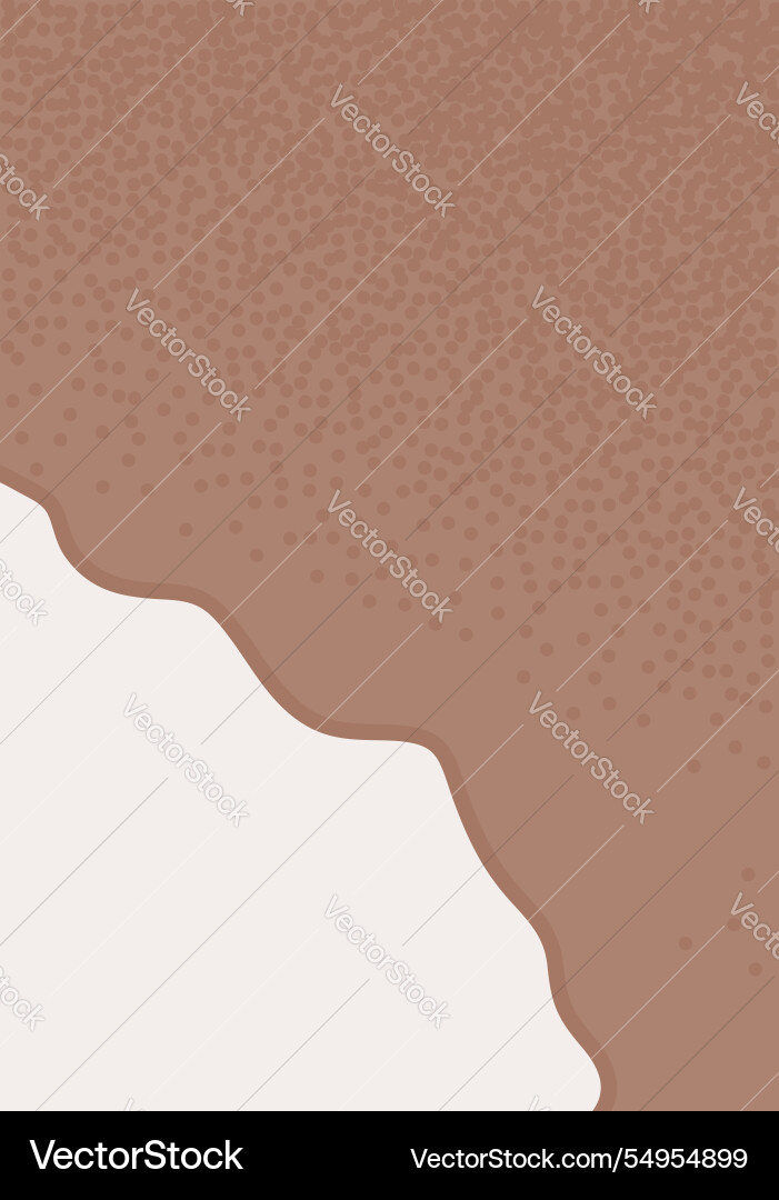 Brown background with rectangle frame abstract Vector Image
