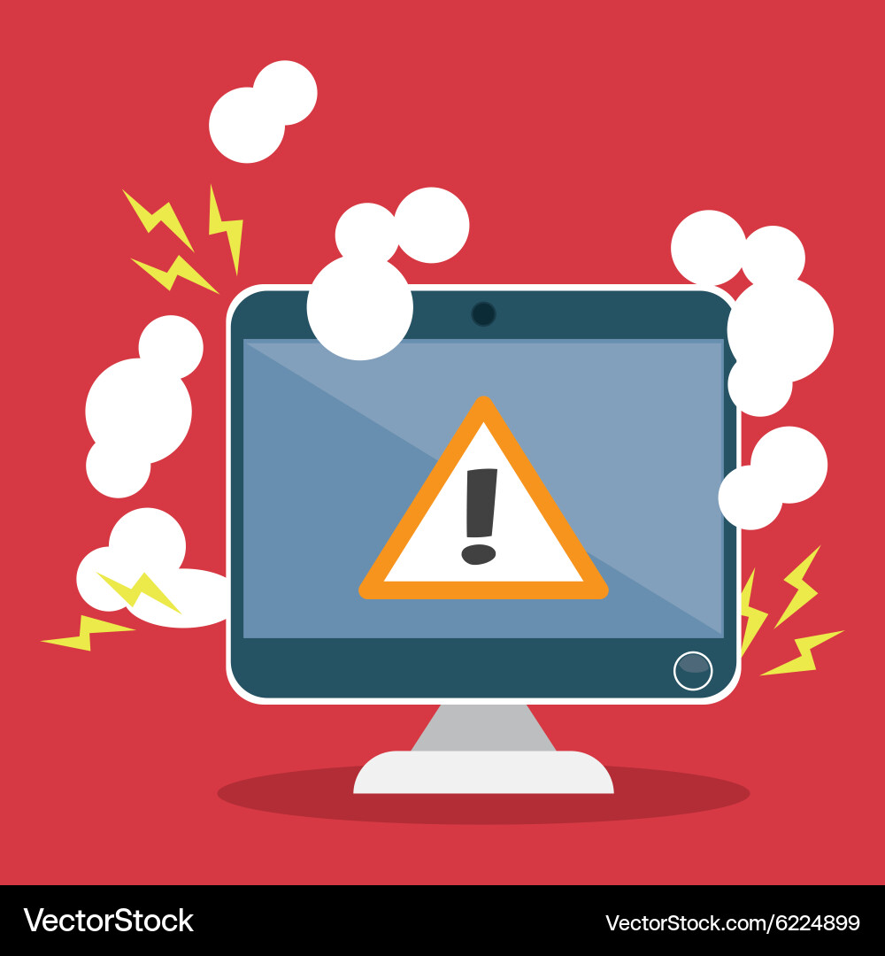 Digital fraud and hacking design Vector Image