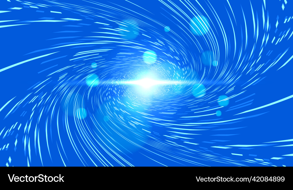 Futuristic background with dots combination vector image