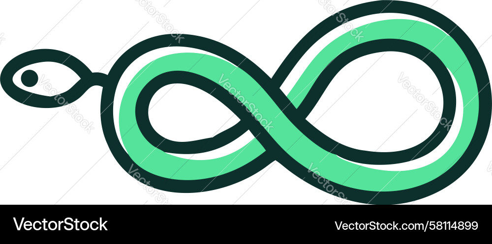 Infinite Loop Symbol Icon Vector Image