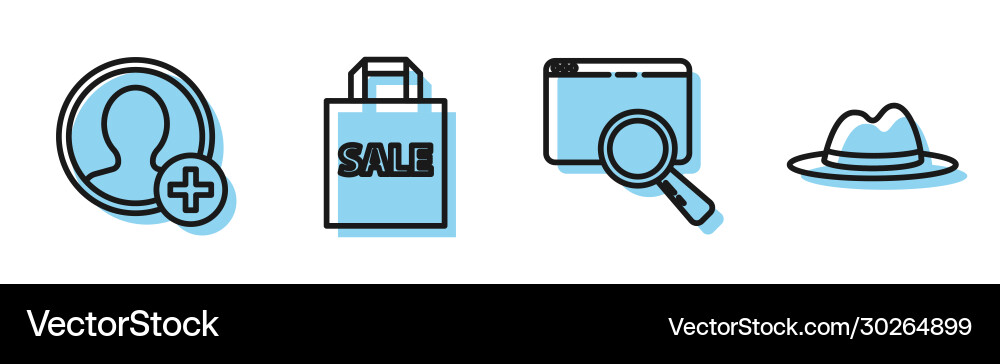 Set line search in a browser window create vector image