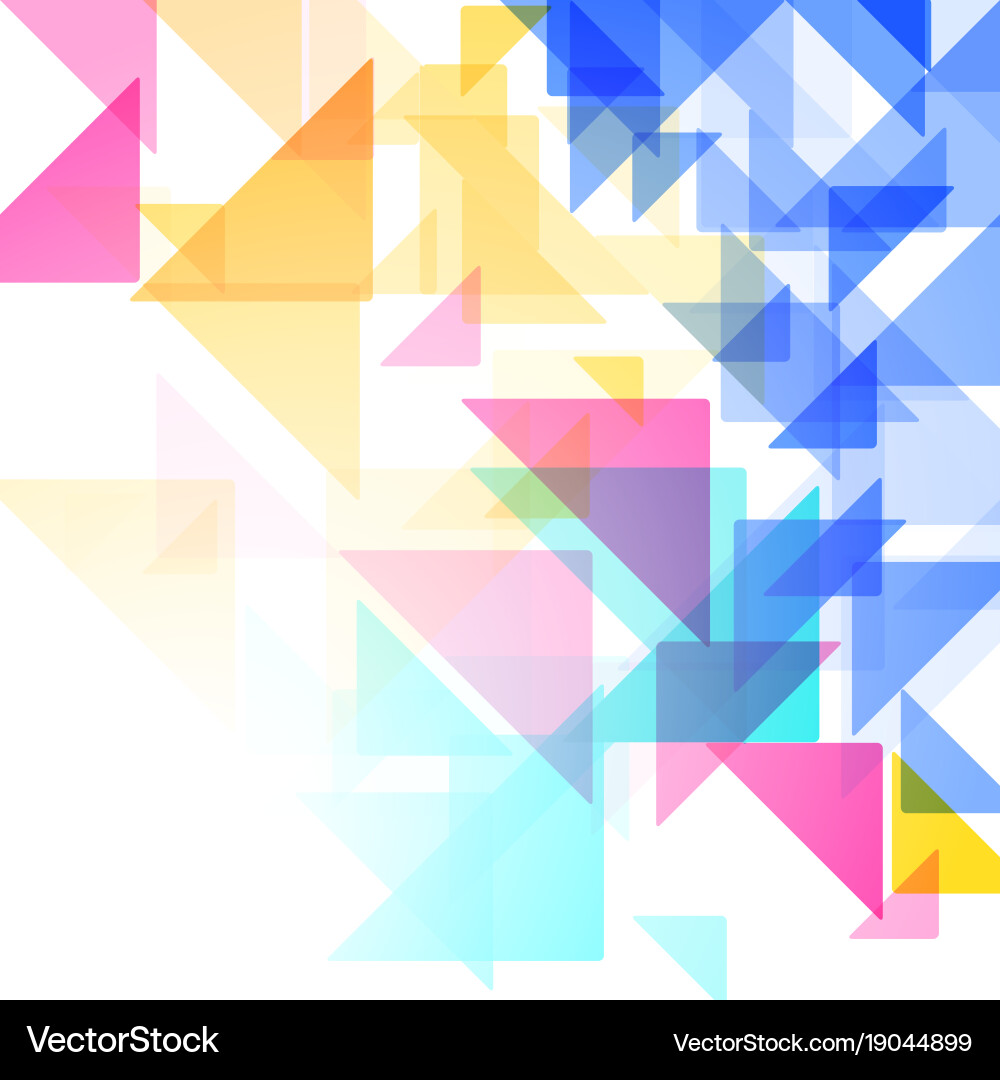 Simple triangular pattern vector image