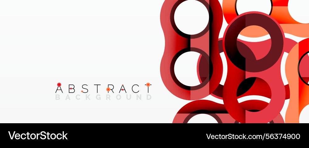 Abstract design features interconnected red Abstract design features interconnected red Vector Image