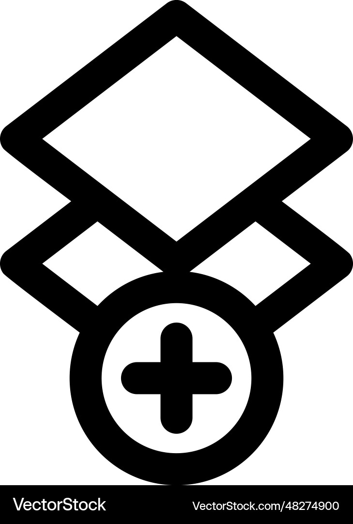 Add layer icon Add layer icon Vector Image