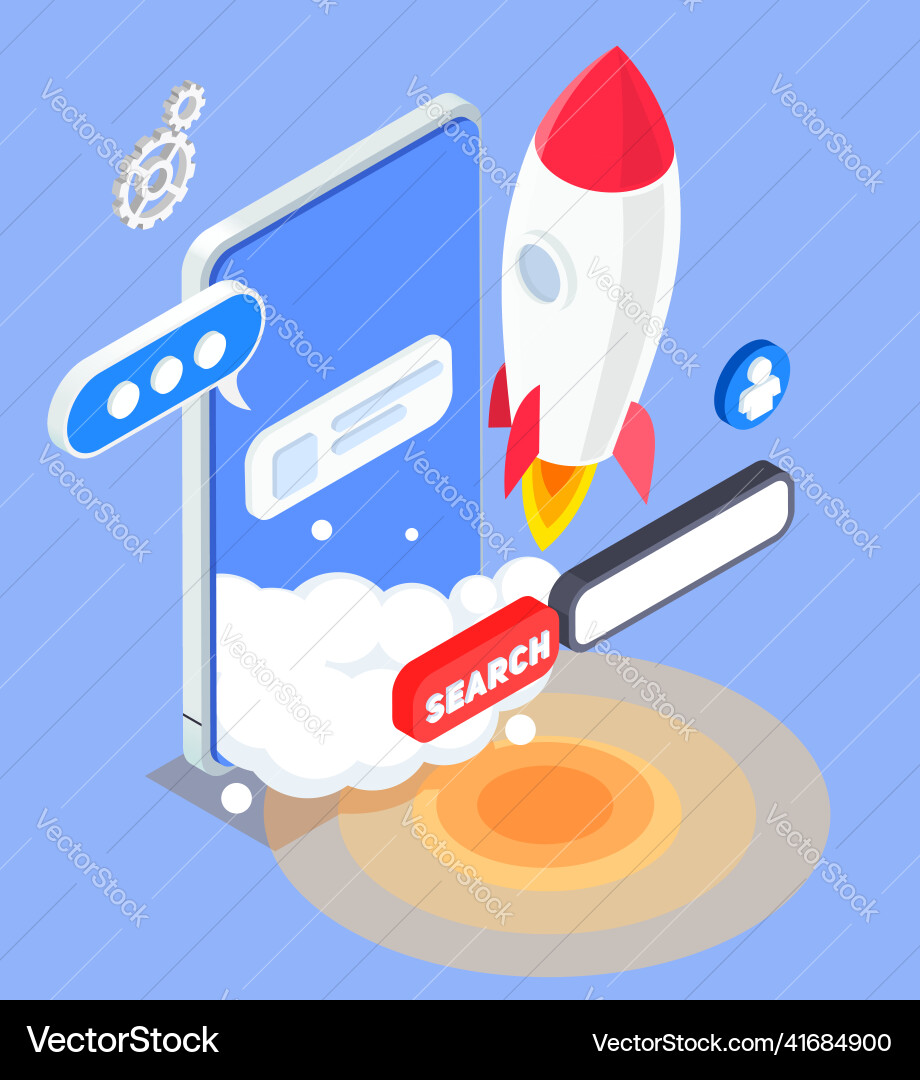 App Store Optimization Concept vector image