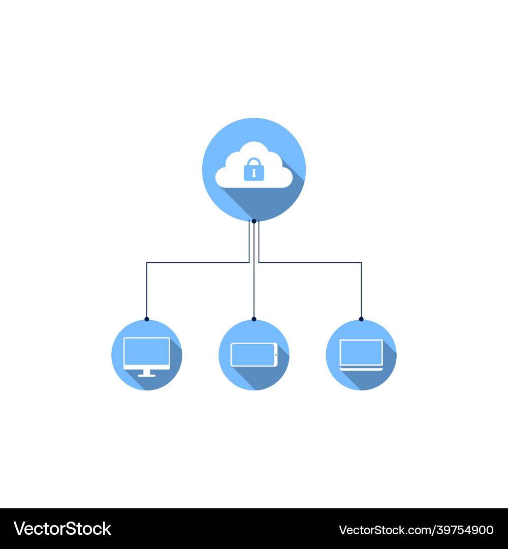 Computing network icon design Computing network icon design vector image