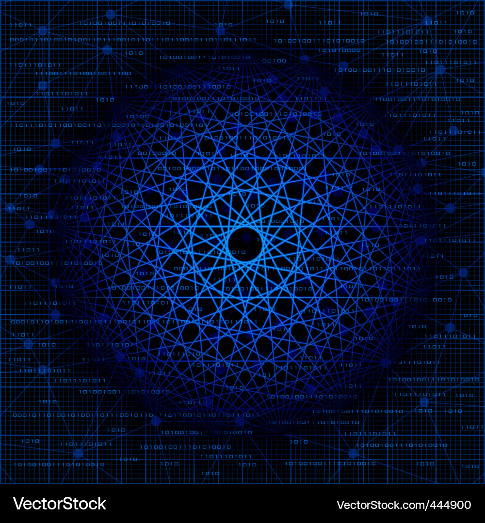 Digital Circuit Background vector image