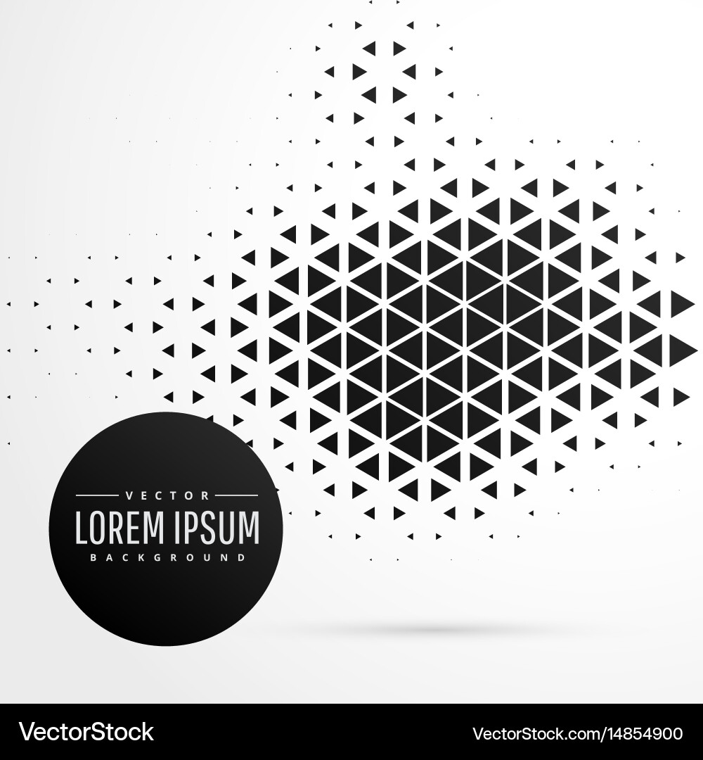 Dynamic Triangles Pattern Background vector image