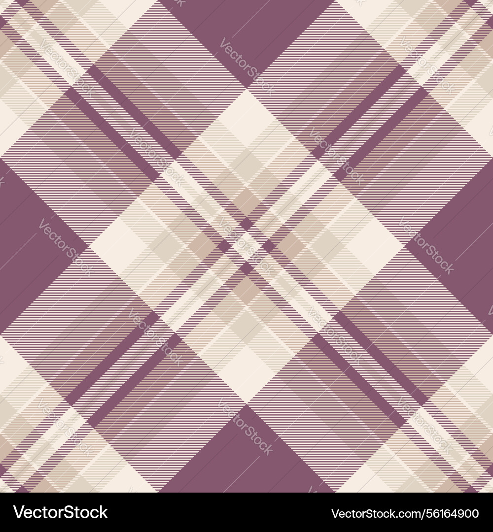Elegant tartan pattern in soft mauve and cream Elegant tartan pattern in soft mauve and cream Vector Image