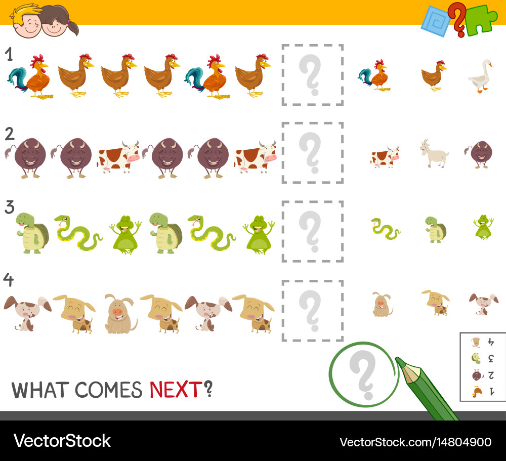 Finish the pattern activity vector image