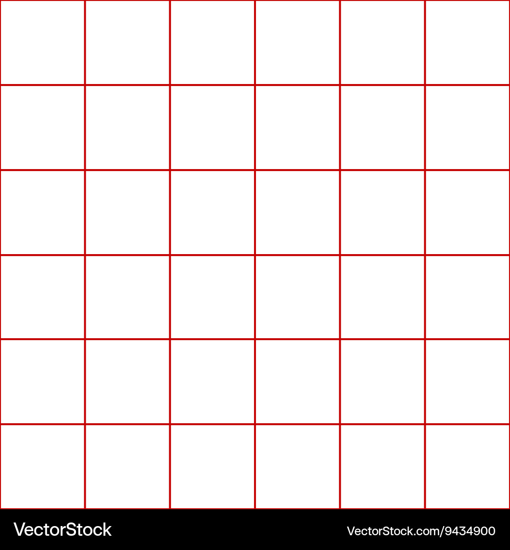 Red and White Checkerboard Pattern vector image