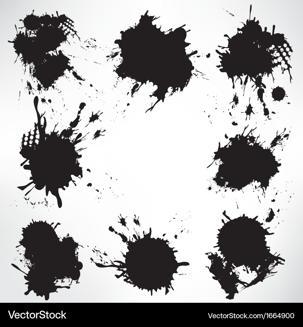 Splash on abstract background vector image