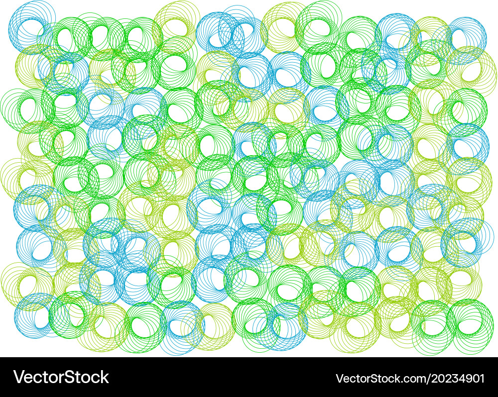 Abstract colored springs shape pattern style Vector Image
