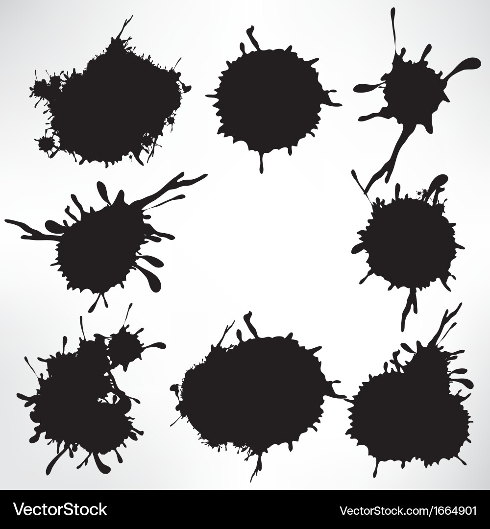 Abstract Splatter Background vector image