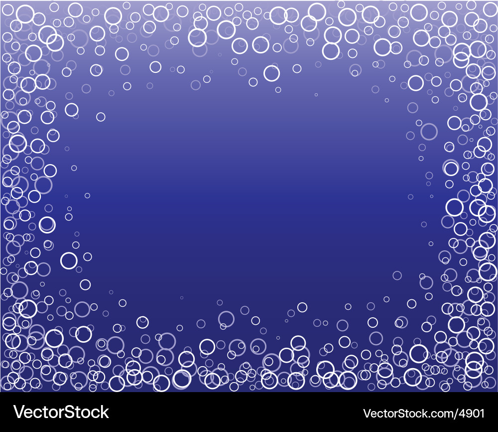 Bubble border Vector Image