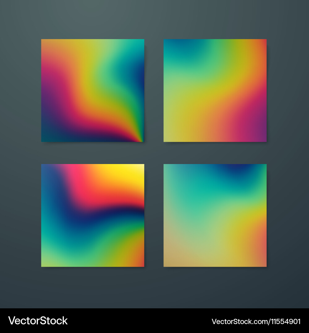 Fluid iridescent multicolored background Vector Image