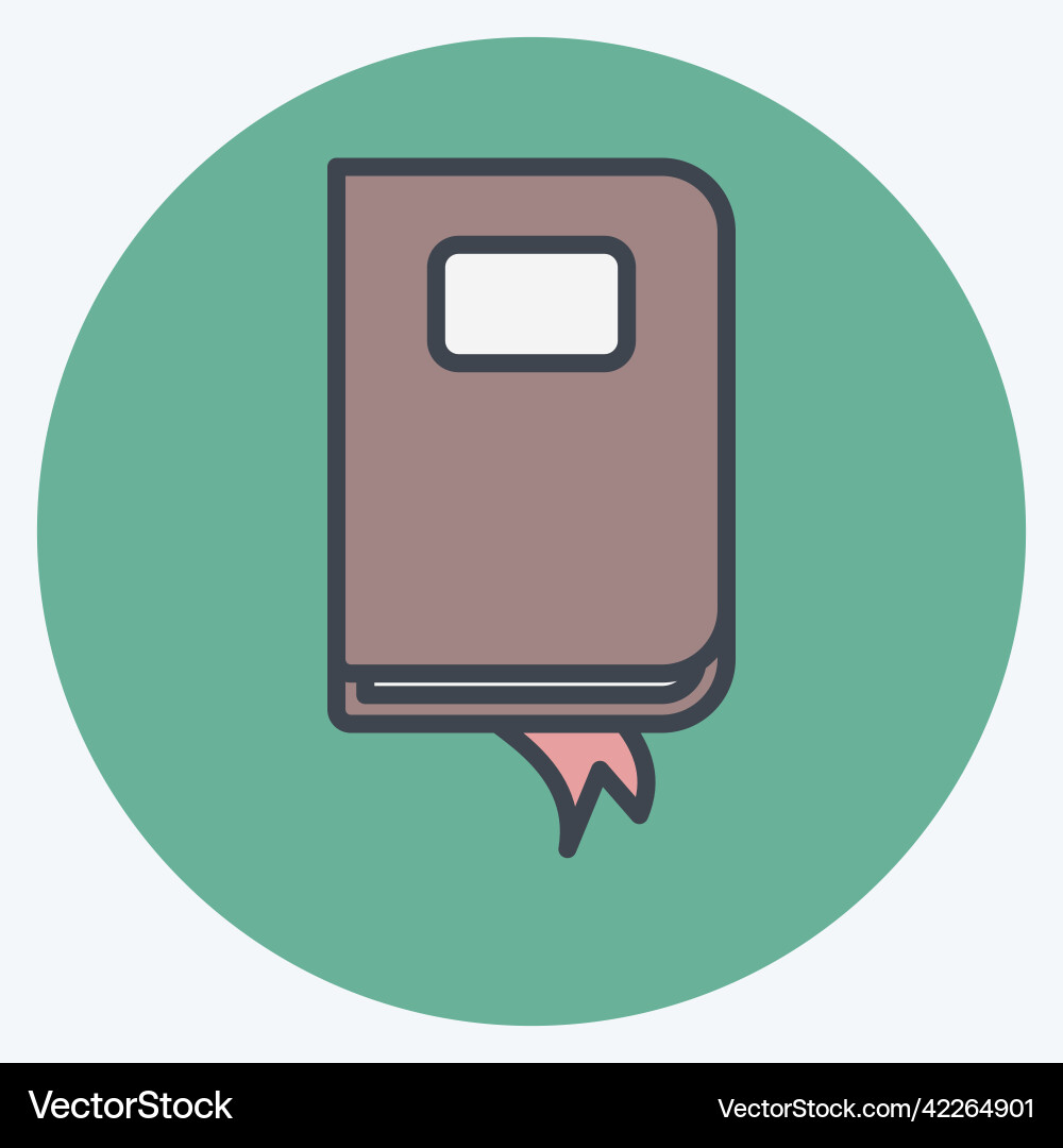 Icon notebook suitable for web interface symbol Icon notebook suitable for web interface symbol Vector Image