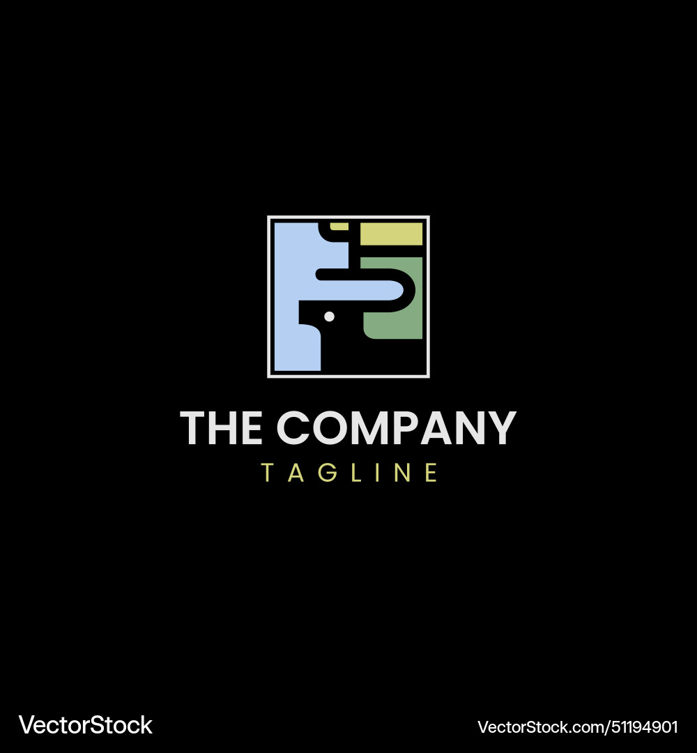 Logo template design Royalty Free Vector Image