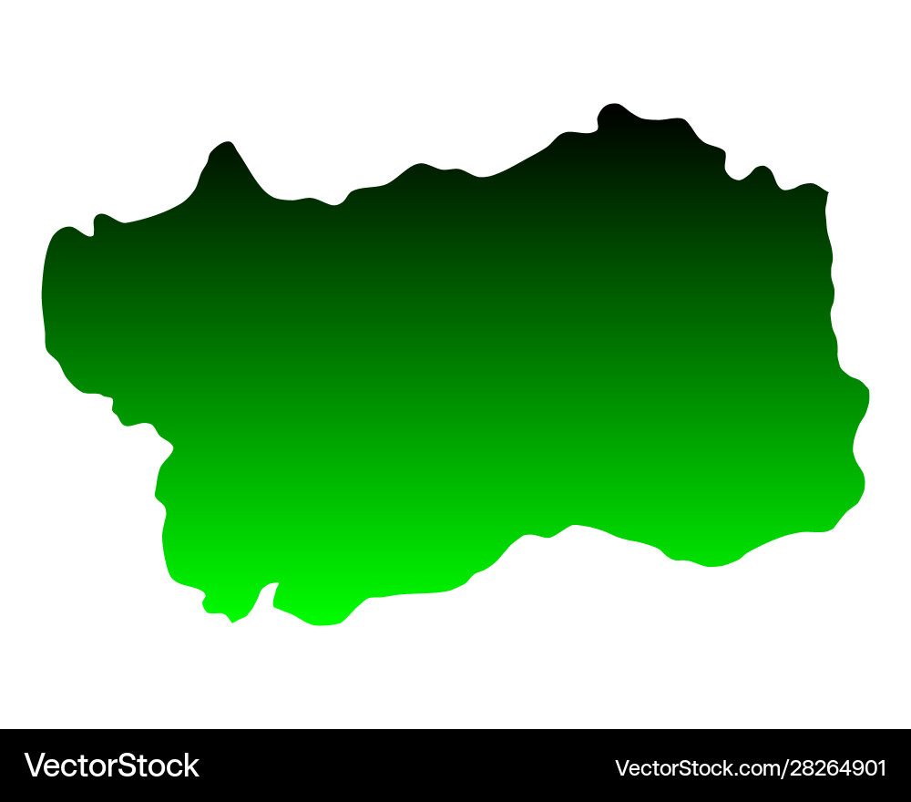Map Aosta Valley Royalty Free Vector Image Vectorstock