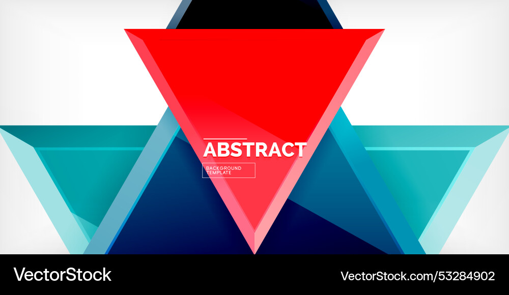 Abstract background - glossy triangles Abstract background - glossy triangles vector image
