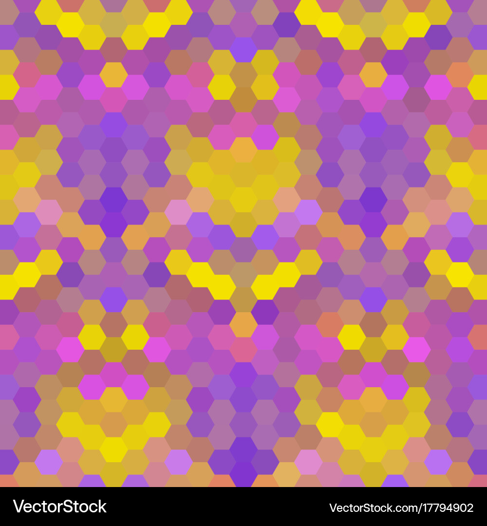 Abstract colorful background of hexagons Vector Image