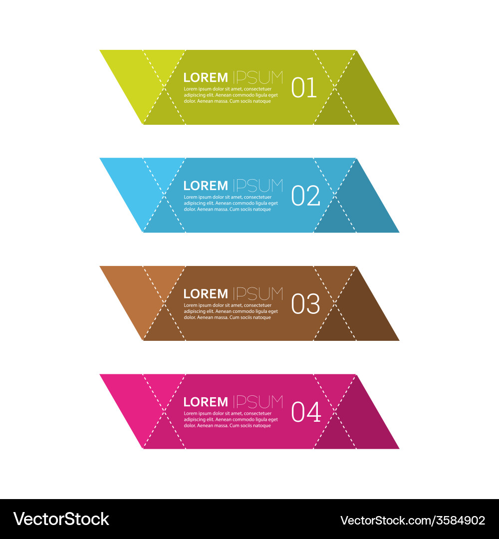 Comparative chart with templates for presentation vector image