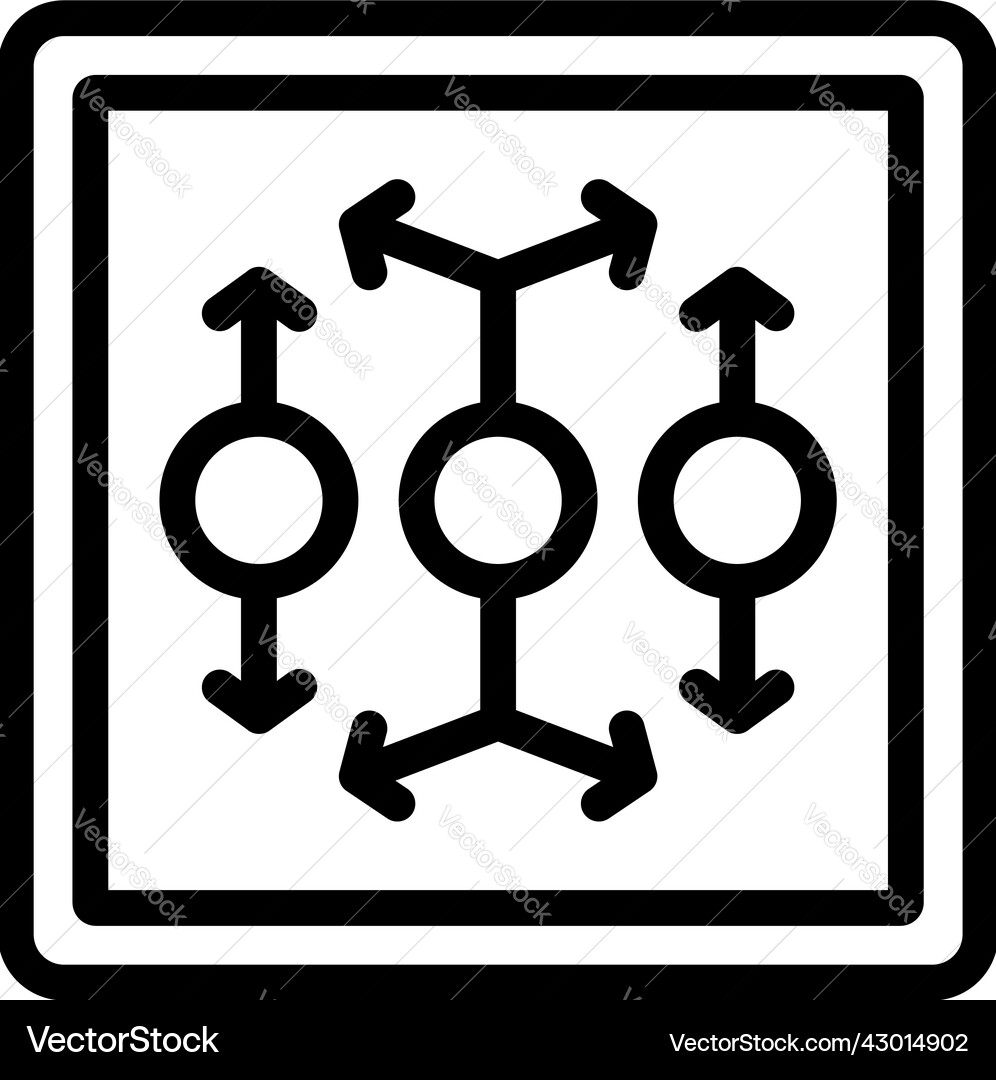 Development game icon outline online chess Development game icon outline online chess Vector Image