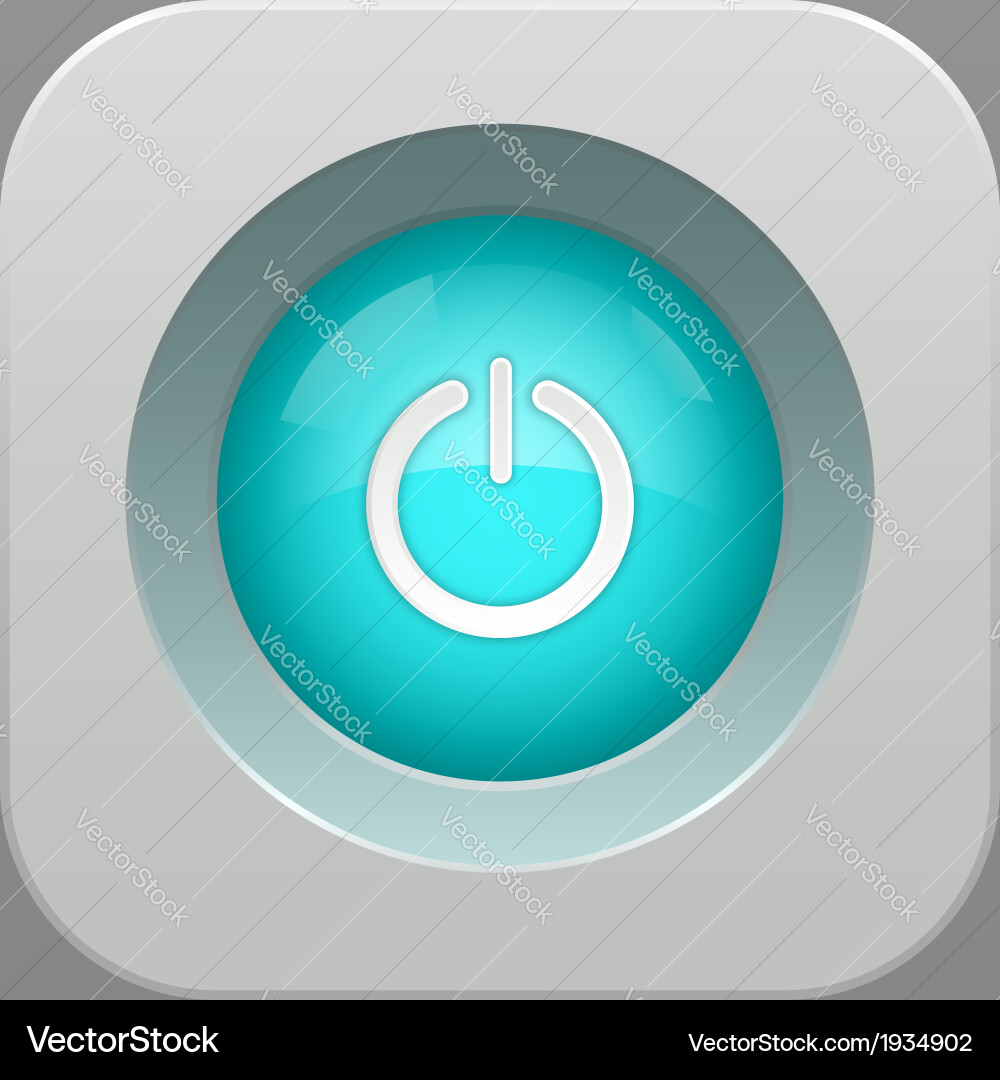 Power button Royalty Free Vector Image - VectorStock
