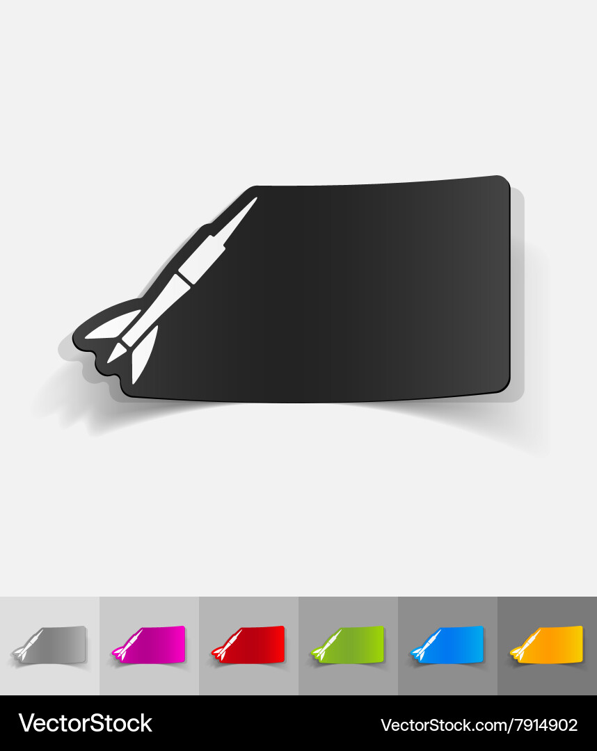 Realistic design element dart vector image