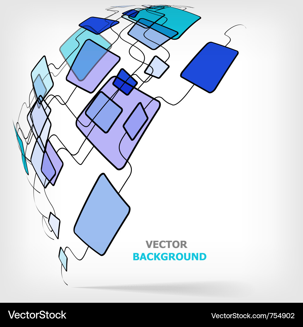 Retro abstract design Vector Image