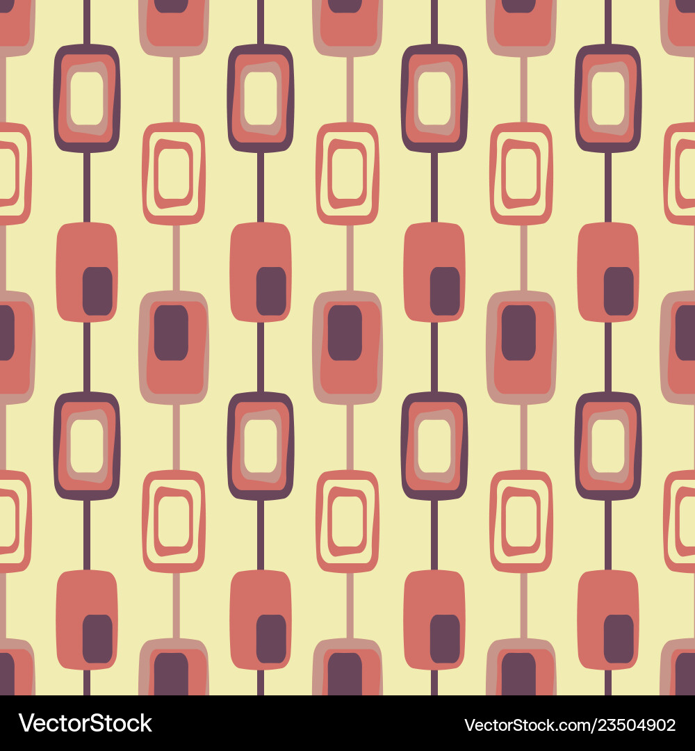 Retro Geometric Pattern vector image