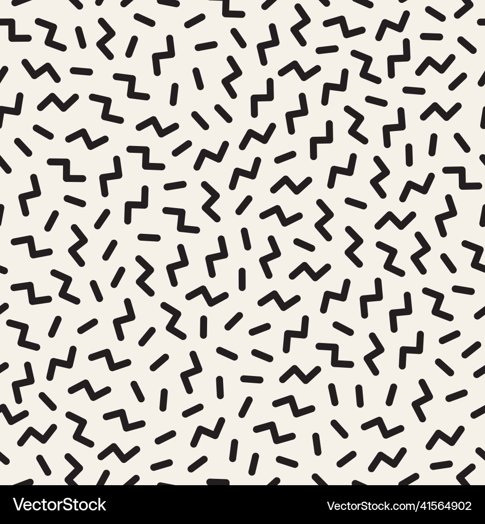 Seamless pattern repeating geometric elements vector image