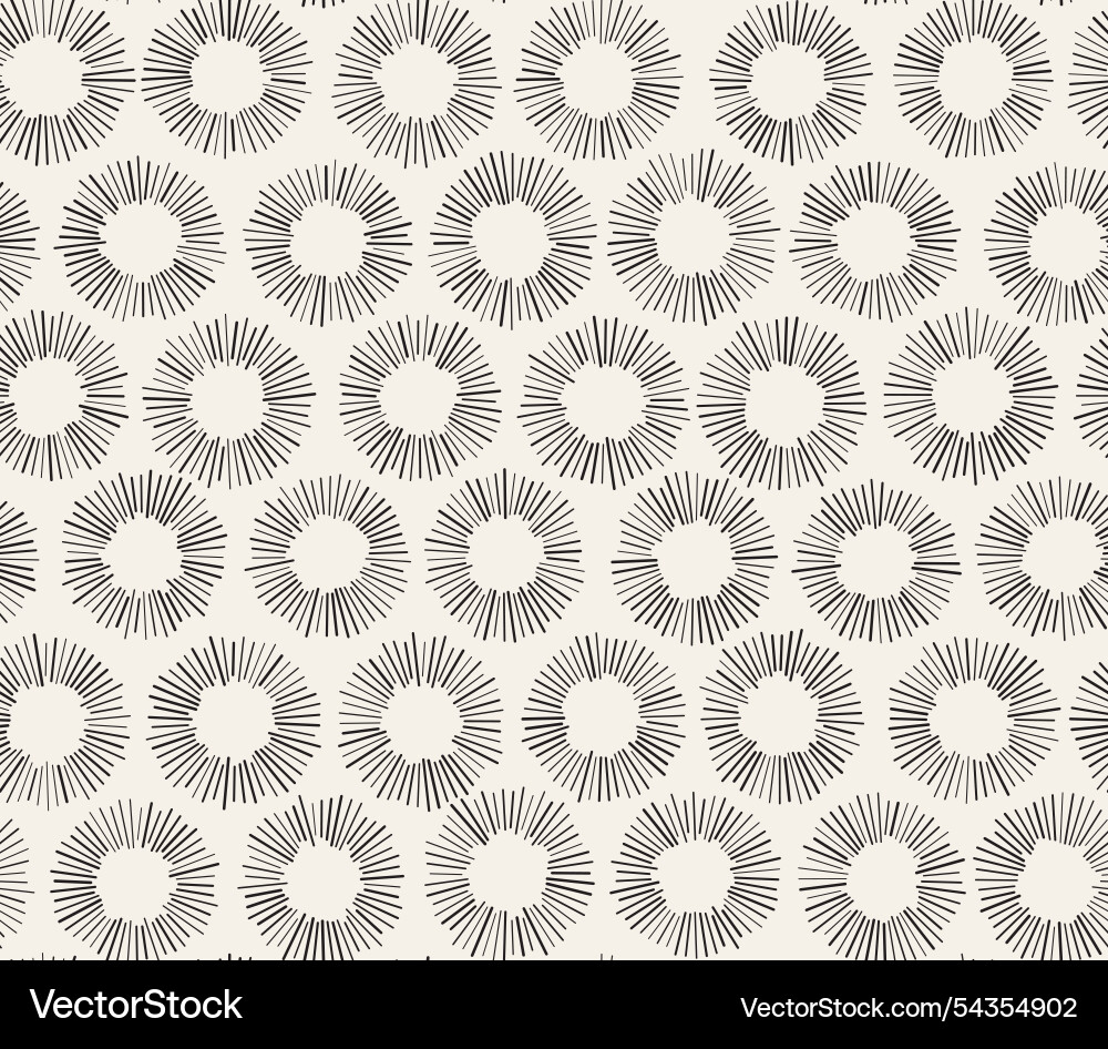 Seamless pattern repeating geometric elements Vector Image