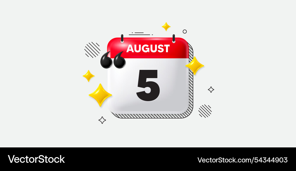 5th day of the month icon event schedule date 5th day of the month icon event schedule date vector image