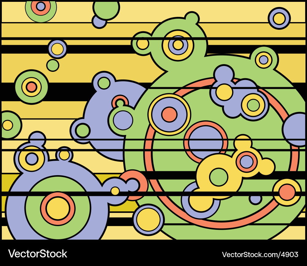 Abstract Circle Pattern vector image