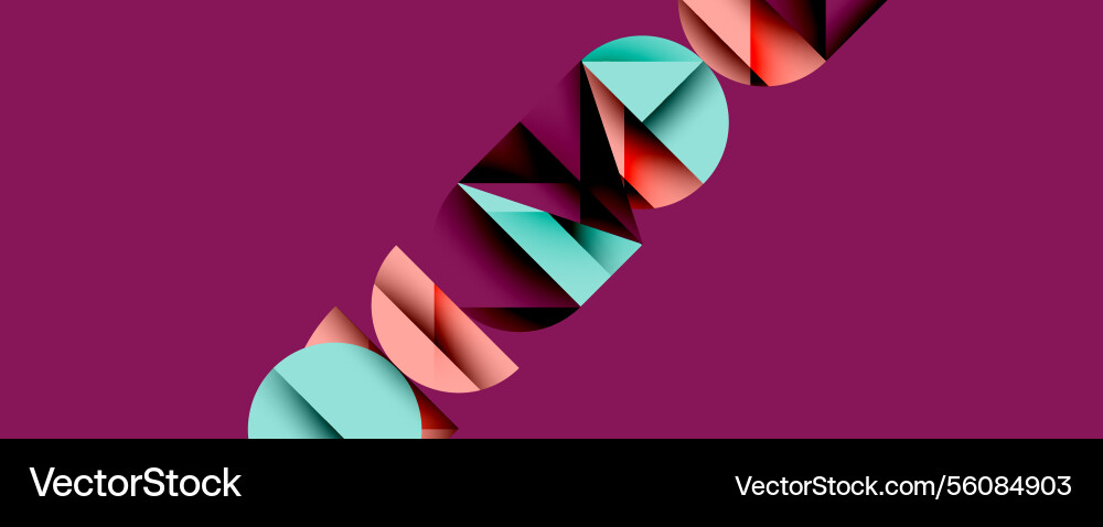 Abstract geometric background with layered Abstract geometric background with layered Vector Image